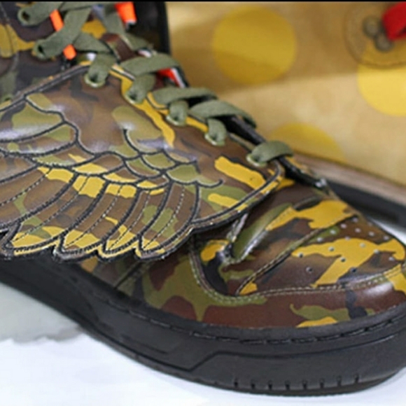 Adidas Jeremy Scott JS Camo Wings Sneakers NWOT - Picture 4 of 14